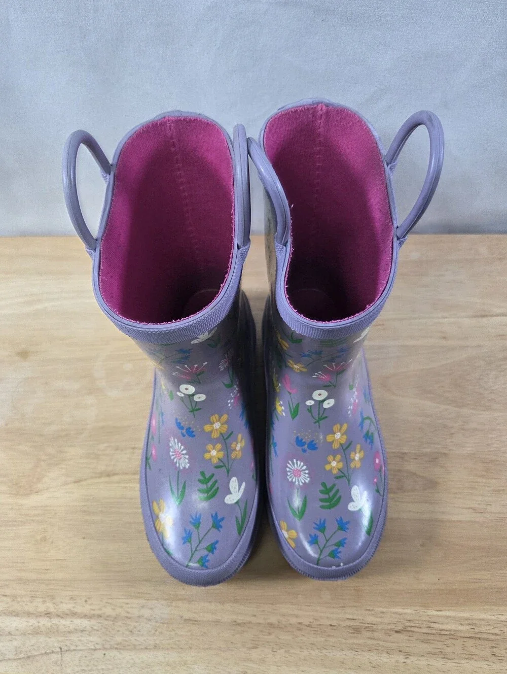 Flower Print Rain Boots Lily & Dan Size 11/12